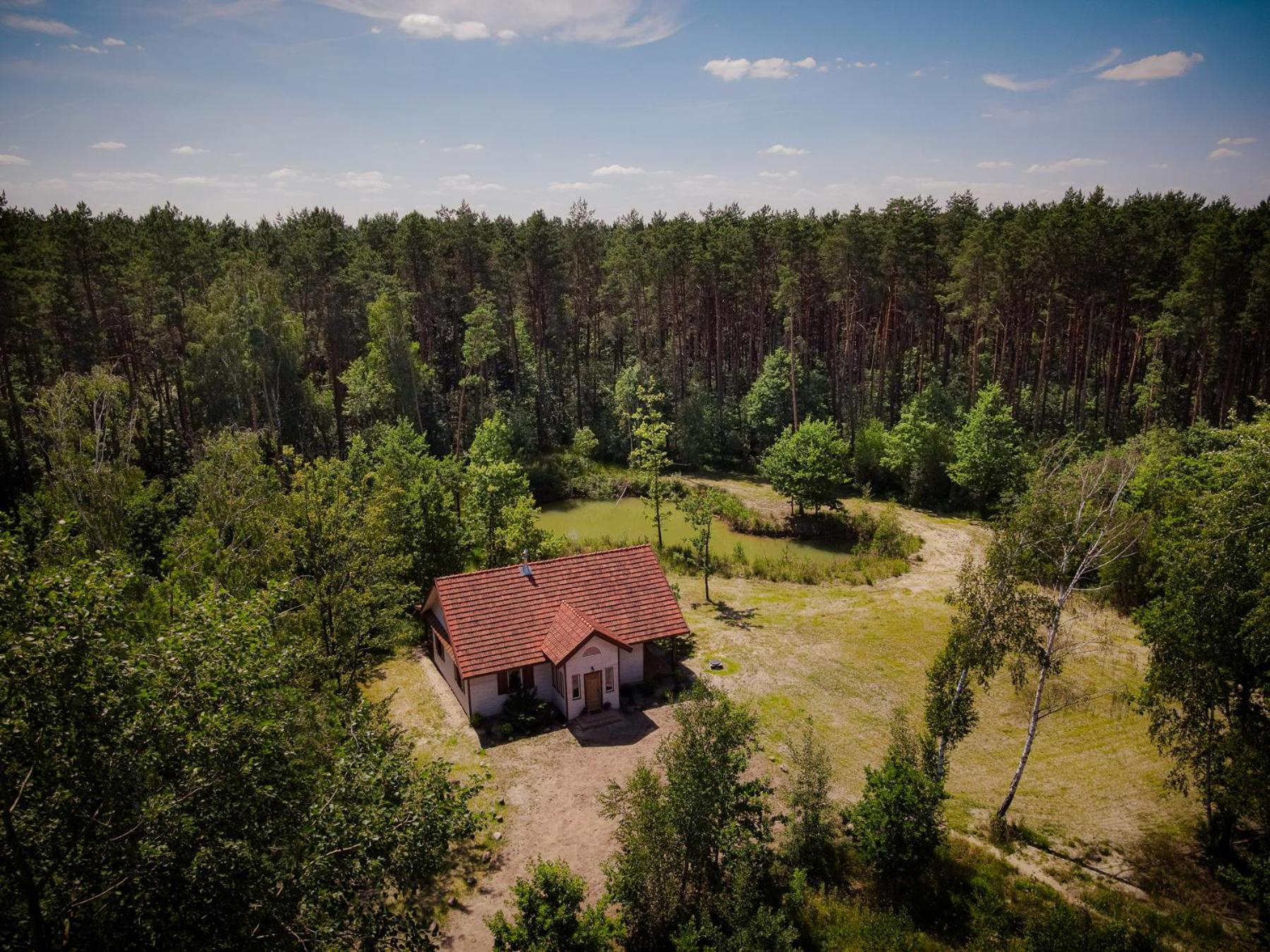 Jagodowy Zakatek, Caloroczny Dom Na Wylacznosc W Lesie, Balia, Cisza, Kominek, Weranda, Stawy Tuczna Exterior foto